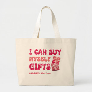 Funny Valentine's Day Self Liebe Jumbo Stoffbeutel