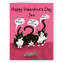 Funny Valentine's Geschenk von den Katzen Custom