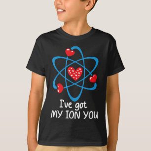 Funny Valentinstag Science Teacher Ich habe mein I T-Shirt