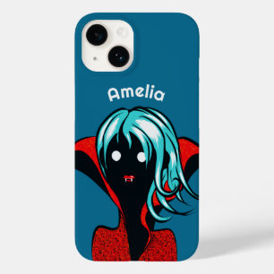 Funny Vampire Girl Niedlich Goth Charakter Art Nam Case-Mate iPhone 14 Hülle