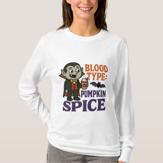 Funny Vampire Pumpkin Spice - Halloween T-Shirt