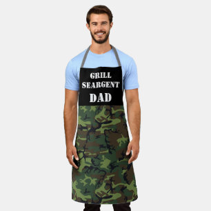 Funny Vater Camoflage Camouflage Grill Suche Schürze