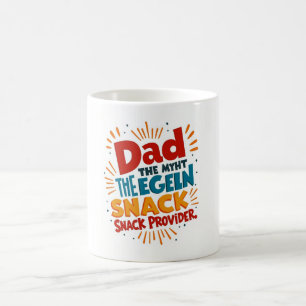 Funny Vater Coffee Tasse - Snack Provider Legende 
