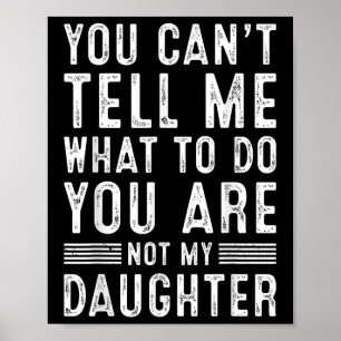 Funny Vater Daddy spendet Männer von Tochter-Väter Poster