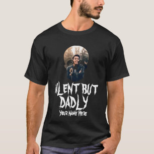 Funny Väter Day Papa Witze still, aber dadschädeli T-Shirt
