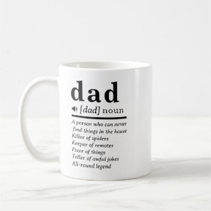 Funny Vater Definition Kaffeetasse