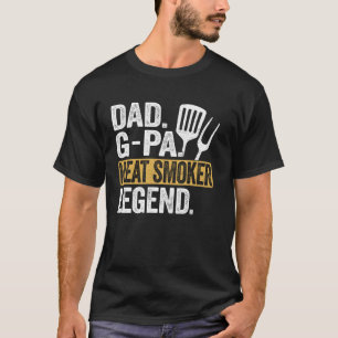 Funny Vater G-PA Fleisch Smoker Legend Cool Opa T-Shirt