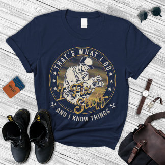 Funny Vater Geschenk für Boyfriend Ehband, Fix Stu T-Shirt