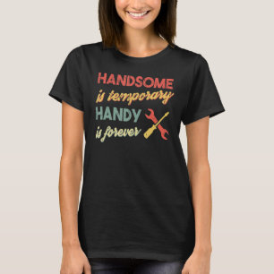 Funny Vater Handsome ist temporär, Handy ist für i T-Shirt
