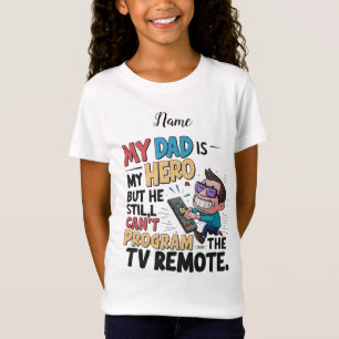 Funny Vater Hero T - Shirt - 'Mein Vater kann das 