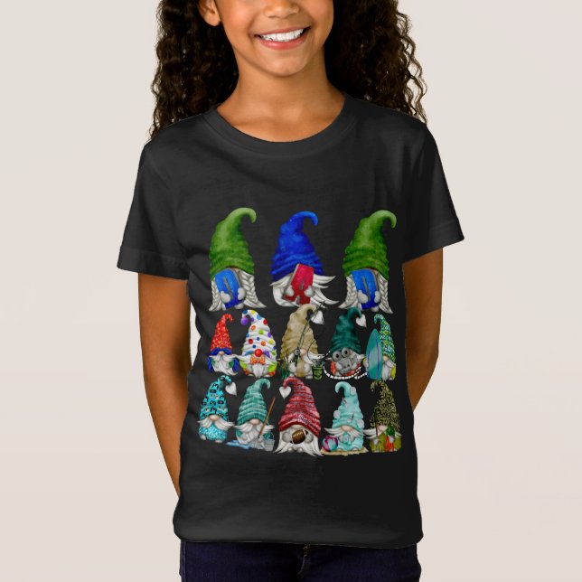 Funny Vater Joke Champion Gnomes T-Shirt (Vorderseite)