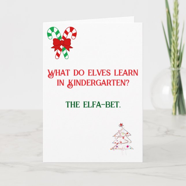 Funny Vater Joke entworfen Weihnachtskarte Karte (Vorderseite)