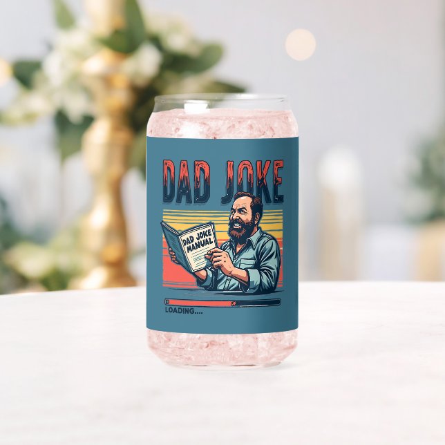 Funny Vater Joke Retro Spaß Vintag Ästhetik Dosenglas (Insitu (Hochzeit))