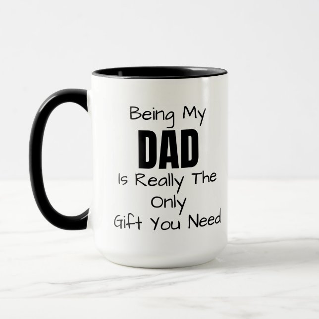 Funny Vater Kaffee Tasse (Links)
