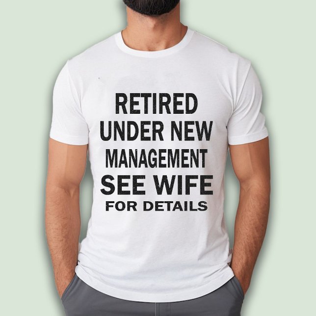 Funny Vater oder Husband Retirement weiß T-Shirt (Funny Dad or Husband Retirement white T-Shirt)