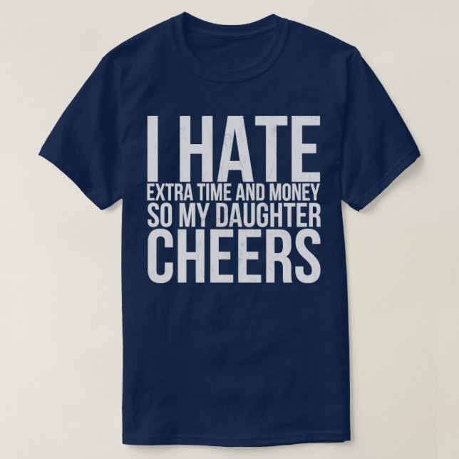 Funny Vater Parterre von Cheerleader Cheer eam Ges T-Shirt (Design vorne)