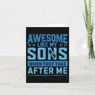 Funny Vater Shirt von Sons Männer Sonntag Da Karte