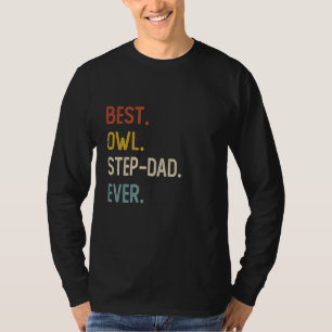 Funny Vater Shirts Best Owl Step-Vater Ever Shirts