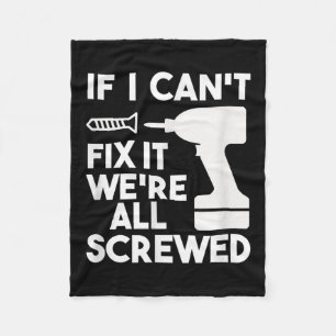 Funny Vater T Shirts, wenn ich es nicht reparieren Fleecedecke