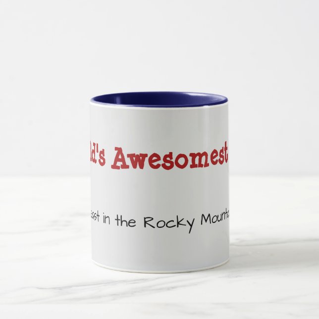 Funny Vaters Day | Welten Großartigster Vater | Ro Tasse (Zentrum)
