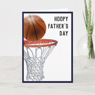Funny Vatertag Basketball Karte