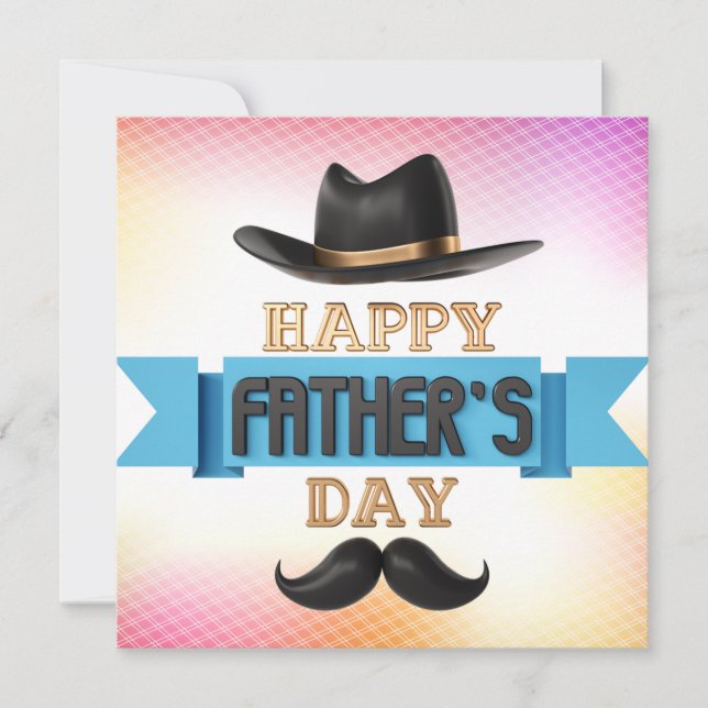 Funny Vathers Day Feiertagskarte (Vorderseite)