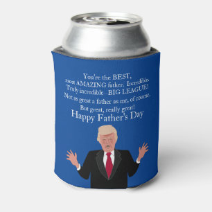 Funny Vathers Day Geschenk Donald Trump Großvater Dosenkühler