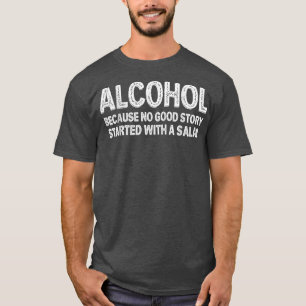 Funny Vegan Vegetarian Alcohol Drinken T-Shirt