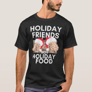 Funny Vegan Weihnachten Pflanze basiert Weihnachte T-Shirt