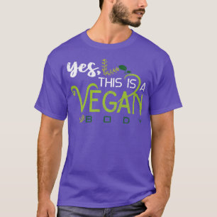 Funny Veganism Gabe Veganen Körper Vegan T-Shirt