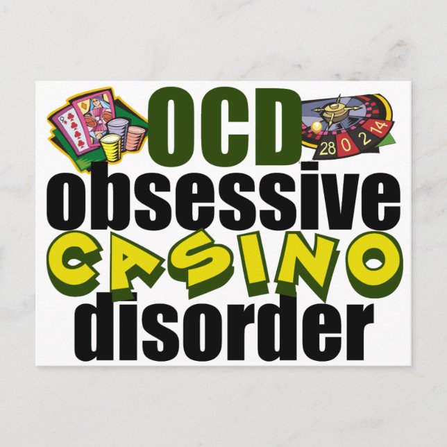 Funny Vegas Postkarte (Vorderseite)