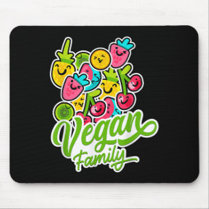 Funny Vegetarian Cool Veggie Obst Veganismus Welt Mousepad