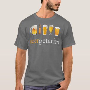 Funny Vegetarian Design Craft Beer für Brauerei Lo T-Shirt