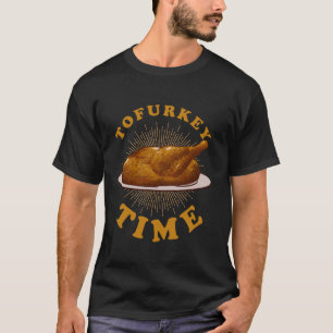 Funny Vegetarian Erntedank Food Lover No Turkey T-Shirt