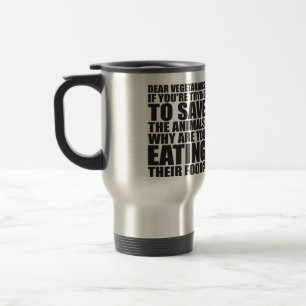 Funny Vegetarian Joke Reisebecher