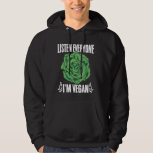 Funny Vegetarian Quotes Redewendungen Pflanze basi Hoodie