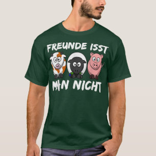 Funny Vegetarian Sprichwort und Funny Animal Motif T-Shirt