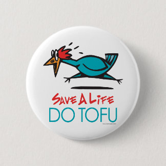 Funny Vegetarian, Vegan DO TOFU Button