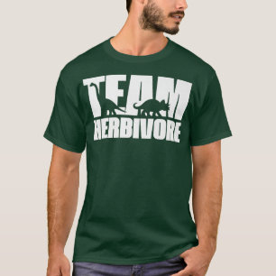 Funny Vegetarian Vegan, Team Herbivore Cool Sarcas T-Shirt