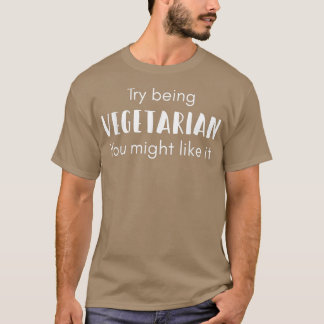 Funny Vegetarian Zitat T Pro Animal Rights Di T-Shirt