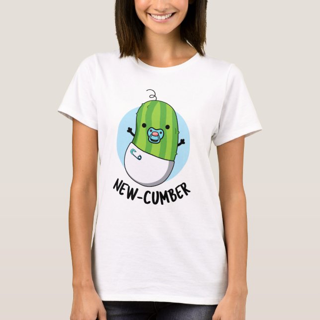 Funny Veggie Cucumber Pun T-Shirt (Vorderseite)