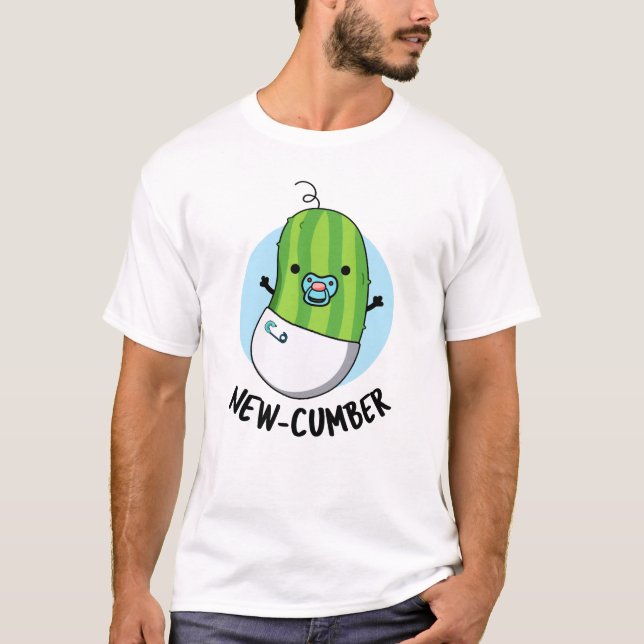 Funny Veggie Cucumber Pun T-Shirt (Vorderseite)
