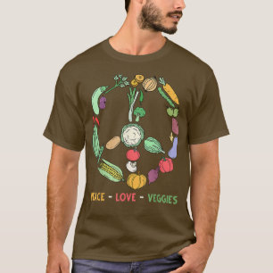 Funny Veggie Kunst für Frauen Männer Veganes Gemüs T-Shirt