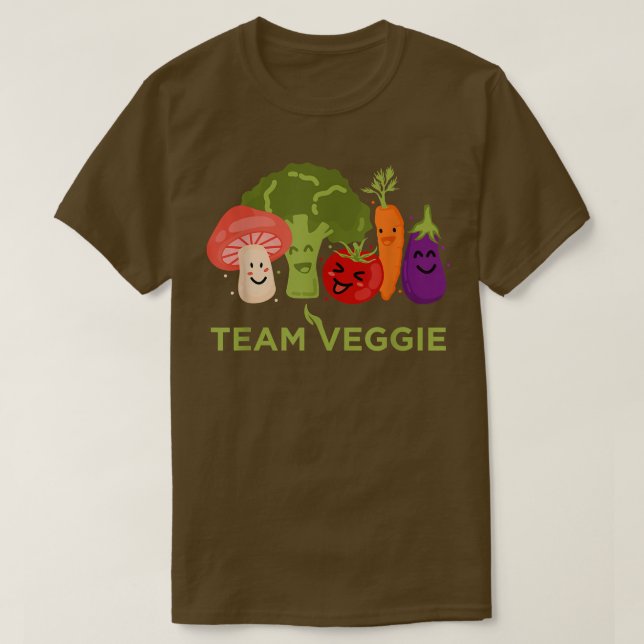 Funny Veggie Kunst für Männer Frauen Kinder Vegane T-Shirt (Design vorne)