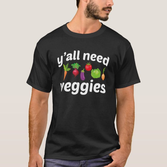 Funny Veggies Design Vegetarian Nutrition Cool Nut T-Shirt (Vorderseite)