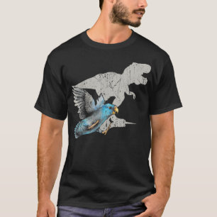 Funny Velociraptor Türkis Parrotlet Niedlich T-Shirt