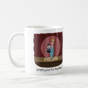 Funny Ventriloquism für Anfänger Card oder Geschen Kaffeetasse