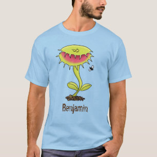 Funny Venus Fliegenfalle Cartoon Illustration T-Shirt