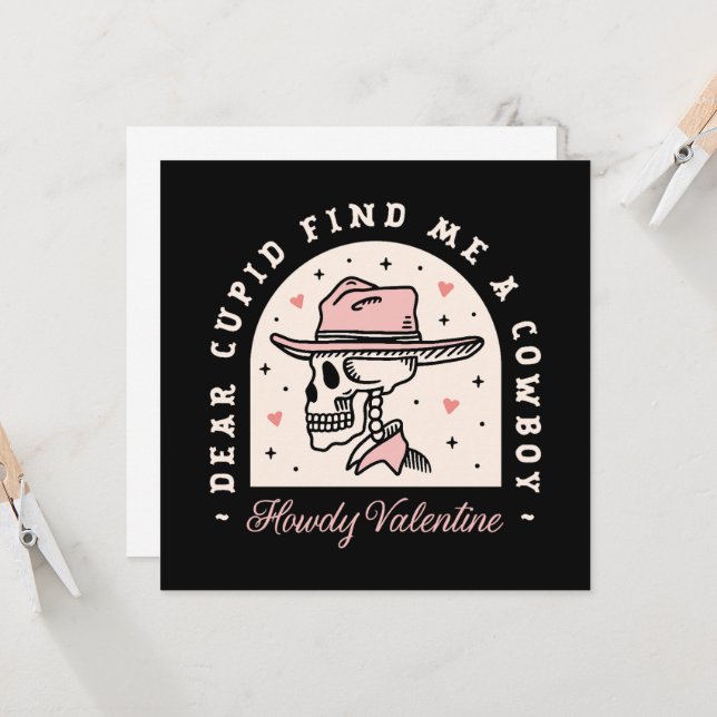Funny verabredet Cowboy Country Date Single Zitate (Vorderseite/Rückseite Beispiel)
