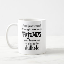 Funny Verlassend Geschenk für Coworker Coffee Tass Kaffeetasse